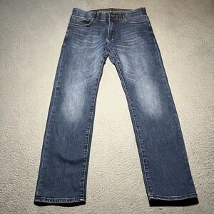 Lee Jeans Mens 32x30 Extreme Motion MVP Blue Denim Stretch Waist Pockets Casual